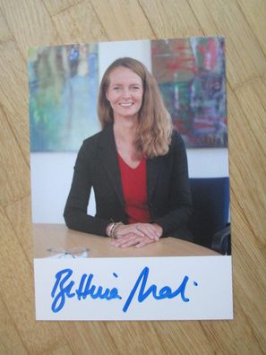 Mecklenburg-Vorpommern SPD Ministerin Bettina Martin - handsigniertes Autogramm!!!