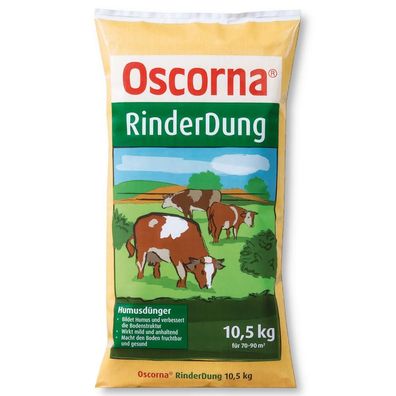 Oscorna RinderDung 10,5 kg pelletiert Universaldünger Gemüsedünger Blumendünger