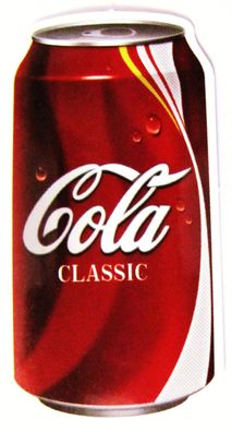 Coca Cola - Aufkleber - Dose - Motiv 036 - 62 x 32 mm