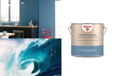 Feine Farben No.13 Stolzer Wellenreiter - Tiefes Azurblau