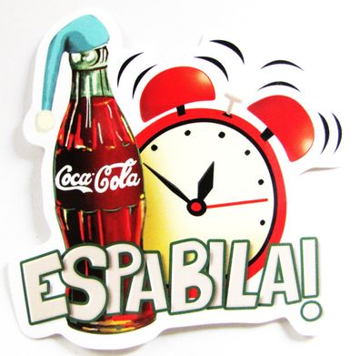 Coca Cola - Aufkleber - Espabila - Motiv 072 - 65 x 63 mm