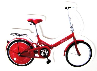Coca Cola - Aufkleber - Fahrrad - Motiv 114 - 68 x 50 mm