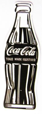 Coca Cola - Aufkleber - Flasche - Motiv 008 - 61 x 21 mm
