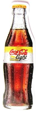 Coca Cola - Aufkleber - Flasche - Motiv 010 - 61 x 20 mm
