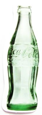 Coca Cola - Aufkleber - Flasche - Motiv 011 - 65 x 21 mm