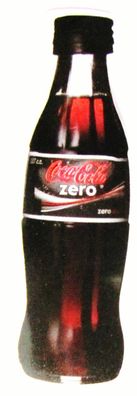 Coca Cola - Aufkleber - Flasche - Motiv 013 - 61 x 19 mm