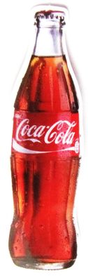 Coca Cola - Aufkleber - Flasche - Motiv 017 - 61 x 18 mm