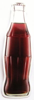 Coca Cola - Aufkleber - Flasche - Motiv 019 - 67 x 20 mm