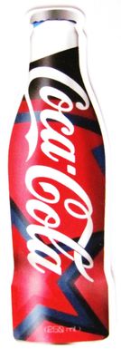 Coca Cola - Aufkleber - Flasche - Motiv 022 - 64 x 21 mm