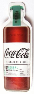 Coca Cola - Aufkleber - Flasche - Motiv 023 - 61 x 21 mm