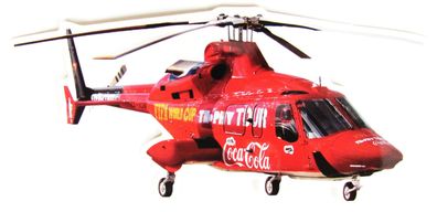 Coca Cola - Aufkleber - Hubschrauber - 106 x 50 mm - Motiv 131