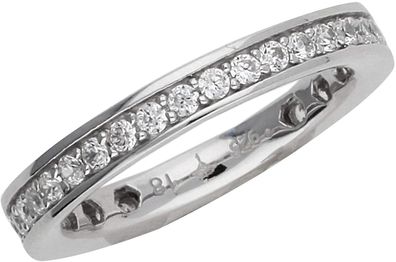 JOOP! Damen-Ring 925 Silber rhodiniert Zirkonia transparent JPRG90788A1