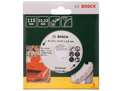 Bosch Diamanttrennscheibe Turbo, Ø 115 mm