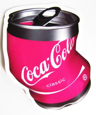 Coca Cola - Aufkleber - geknickte Dose - Motiv 076 - 65 x 53mm