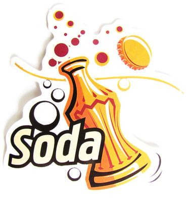 Coca Cola - Aufkleber - Soda - Motiv 089 - 72 x 70 mm