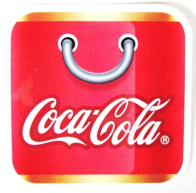 Coca Cola - Aufkleber - Tasche - Motiv 080 - 57 x 57 mm