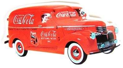 Coca Cola - Aufkleber - US Pkw - 93 x 48 mm - Motiv 141