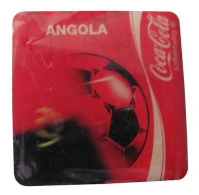 Coca Cola - Fußball Magnet 30 x 30 mm - Angola