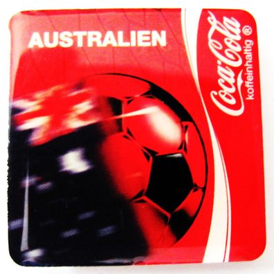 Coca Cola - Fußball Magnet 30 x 30 mm - Australien