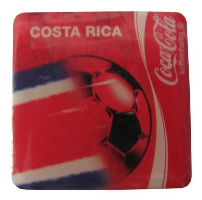 Coca Cola - Fußball Magnet 30 x 30 mm - Costa Rica