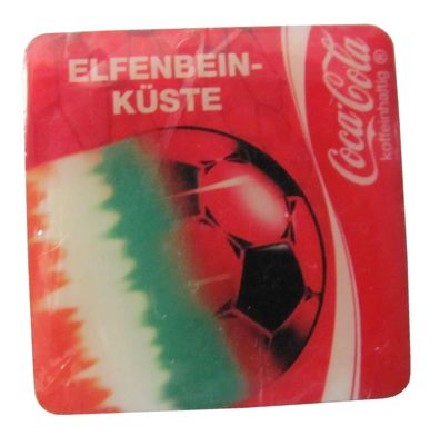 Coca Cola - Fußball Magnet 30 x 30 mm - Elfenbeinküste