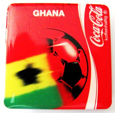 Coca Cola - Fußball Magnet 30 x 30 mm - Ghana