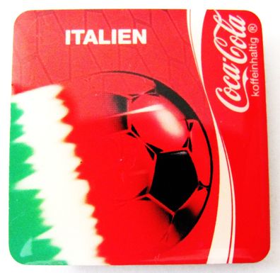 Coca Cola - Fußball Magnet 30 x 30 mm - Italien