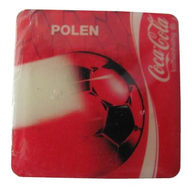 Coca Cola - Fußball Magnet 30 x 30 mm - Polen