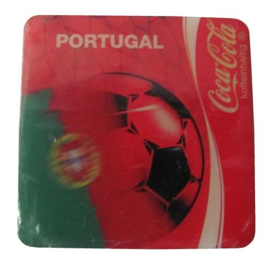 Coca Cola - Fußball Magnet 30 x 30 mm - Portugal