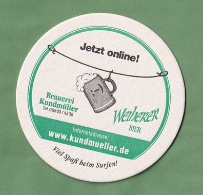 Brauerei Kundmüller - ungebrauchter Bierdeckel