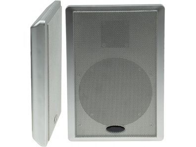 Flatpanel-Lautsprecher, 40W, silber Surround, 4 Ohm, 86dB, 2-Wege, Paar