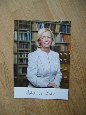 Bundesministerin CDU Prof. Dr. Johanna Wanka - handsigniertes Autogramm!!!