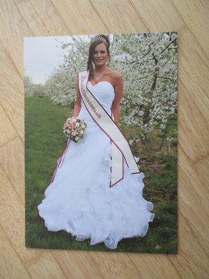 Deutsche Kirschblütenprinzessin 2017/2018 Lea-Celine - Autogrammkarte!!!