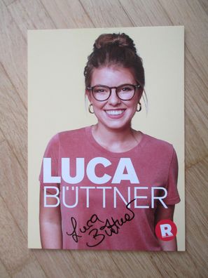 Radio Hamburg Moderatorin Luca Büttner - handsigniertes Autogramm!!!