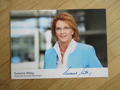 MdB SPD Susanne Mittag - handsigniertes Autogramm!