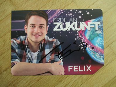 KiKa Erde an Zukunft - Felix - handsigniertes Autogramm!!!