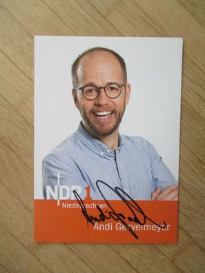 NDR1 Niedersachsen Andi Gervelmeyer - handsigniertes Autogramm!!!
