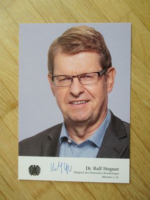 MdB SPD Dr. Ralf Stegner - handsigniertes Autogramm!!!