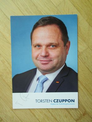 Thüringen MdL AfD Politiker Torsten Czuppon - handsigniertes Autogramm!!!
