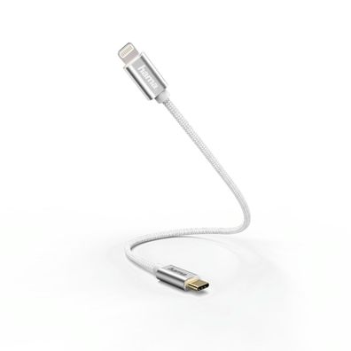 Hama 0,2m Schnell Ladekabel für Apple iPhone Typ C zu Lightning 480 Mbit/ s (PD)
