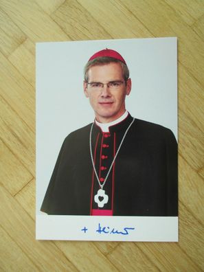Bischof von Hildesheim Dr. Heiner Wilmer - handsigniertes Autogramm!!!