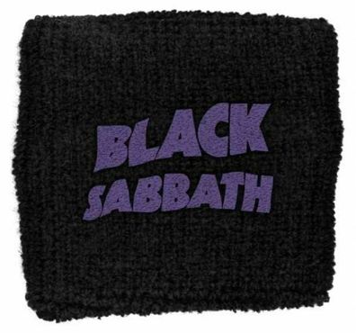Black Sabbath Purple Wavy Logo Schweißband-Sweatband Original Lizensierter Artikel