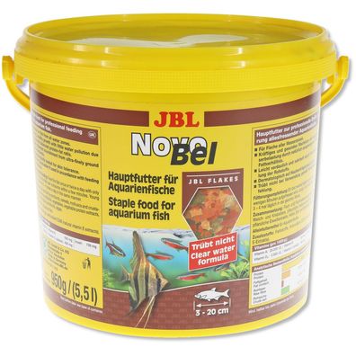JBL NovoBel 5,5 Liter Flockenfutter Futter für Zierfische