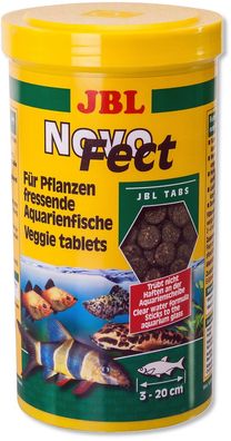 JBL NovoFect 250ml Futtertabletten für Pflanzenfresser