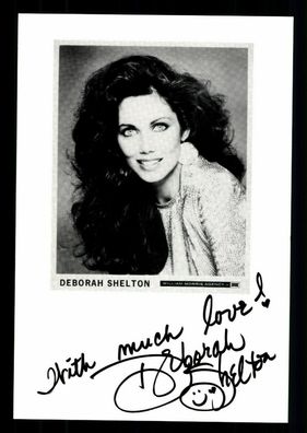 Deborah Shelton USA Schauspielerin Autogrammkarte Original Signiert + G 34722
