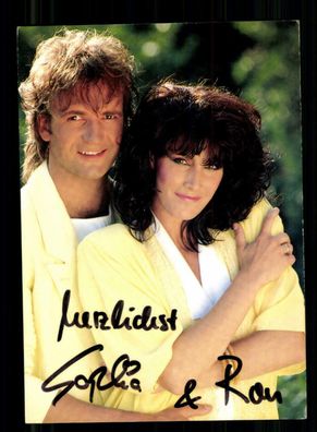 Sophia und Ron Autogrammkarte Original Signiert + M 1460
