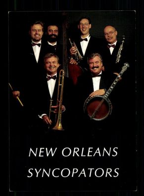 New Orleans Syncopators Autogrammkarte Original Signiert + M 2594