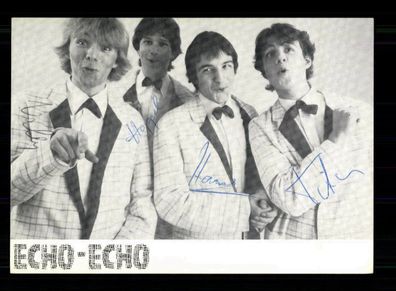 Echo Echo Autogrammkarte Original Signiert + M 2697