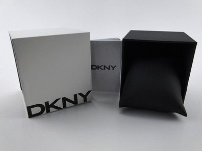 DKNY Uhrenbox Transportbox Schachtel Box Schmuck Etui Weiß NEU!