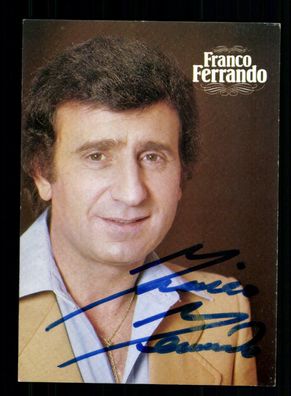 Franco Ferrando Autogrammkarte Original Signiert + M 3042